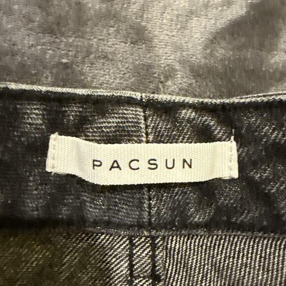 PacSun Womens Mom Jeans Size 25 Dark Wash Black Casual Denim - Picture 12 of 16